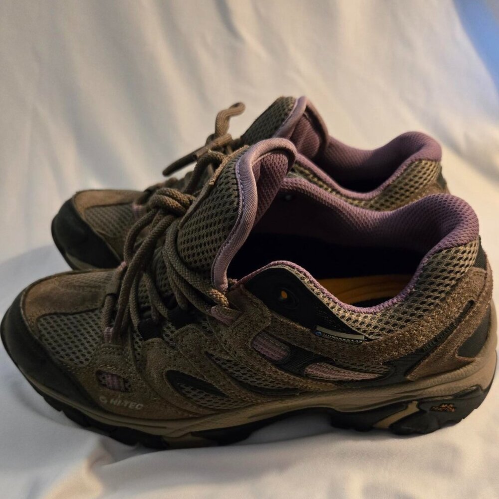 Hi-Tec Womens Sz 8.5 Hiking Trail Shoes Waterproof Hi-Tec - Picture 3 of 7